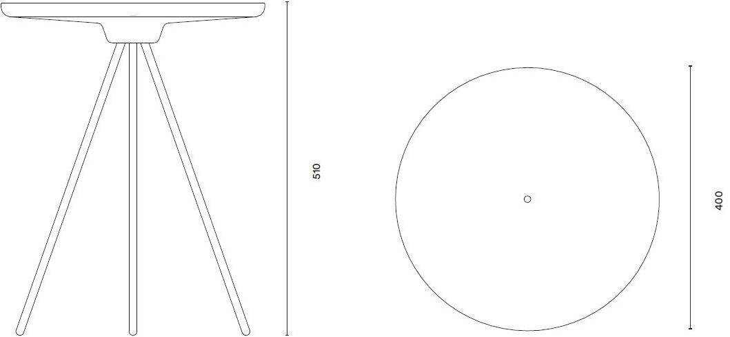 Hem Круглый сервировочный стол sun-id-1348773 - Вид №3