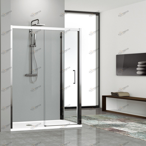 Душевой уголок 180x100 KUADRA 2P+F Novellini KUADRA KUAD2P172S1KKUADF991KKUAD2P172D1KKUADF991K