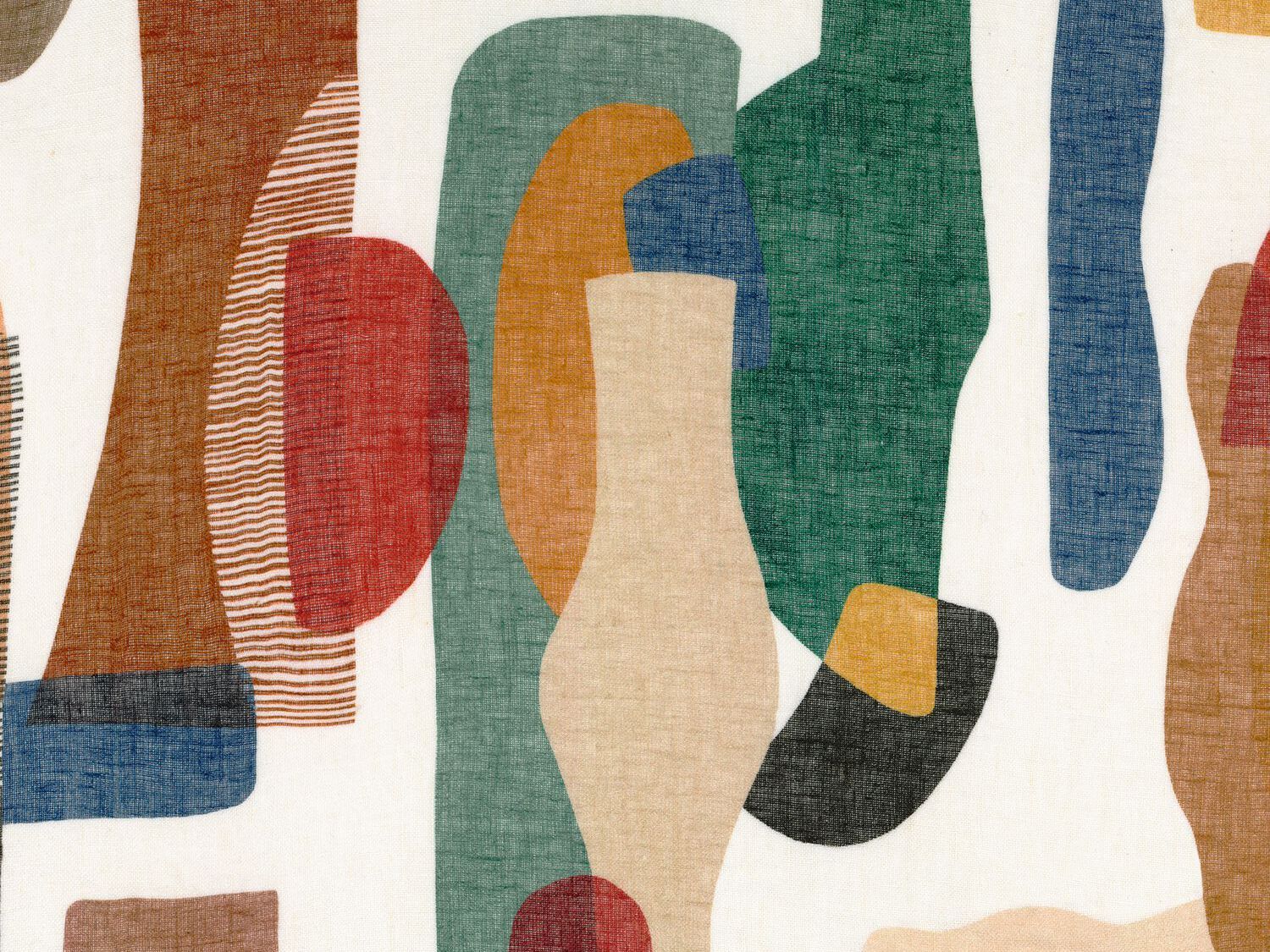 Льняная ткань с принтом вуали для штор Casamance Machaya ARCH-00062782