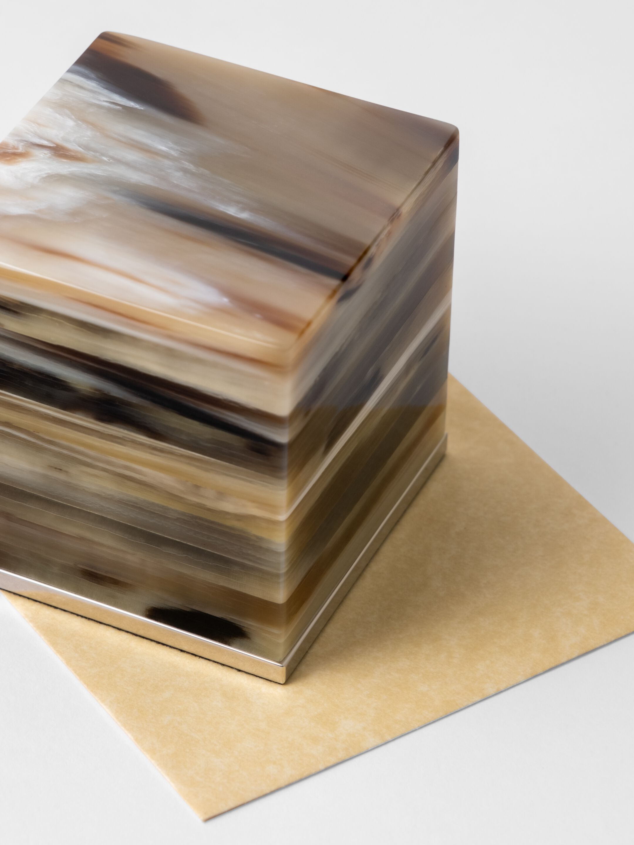 Пресс-папье из рога и латуни Zanchi 1952 PZHBS01BVNK ARCH-00062664 - Вид №2