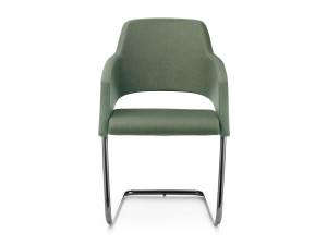 Мягкий стул на базе саней