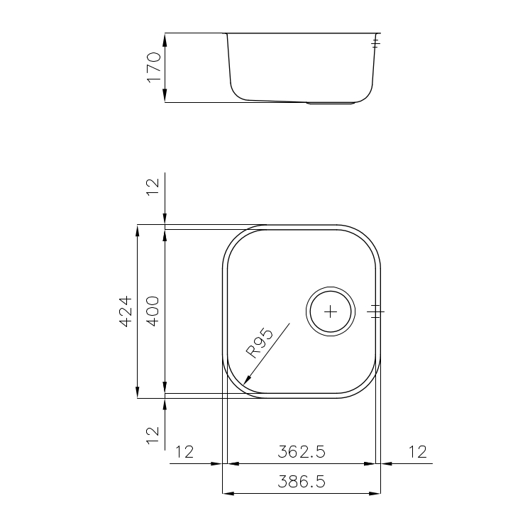 1970860 Мойка Elettra 1970 860 Fosterspa  - Вид №1