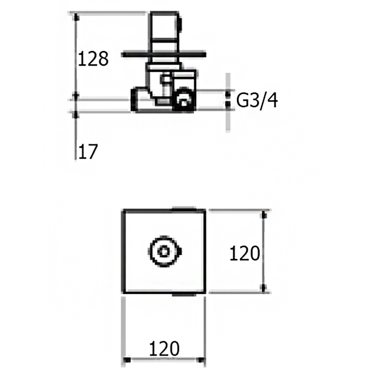 EL972101560 Смеситель для душа Webert Elio - Вид №1