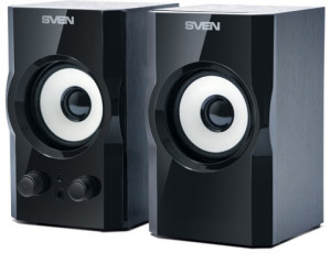 SV-0120605BL Колонки деревянные ас sps-605 (6 вт), чёрный Sven