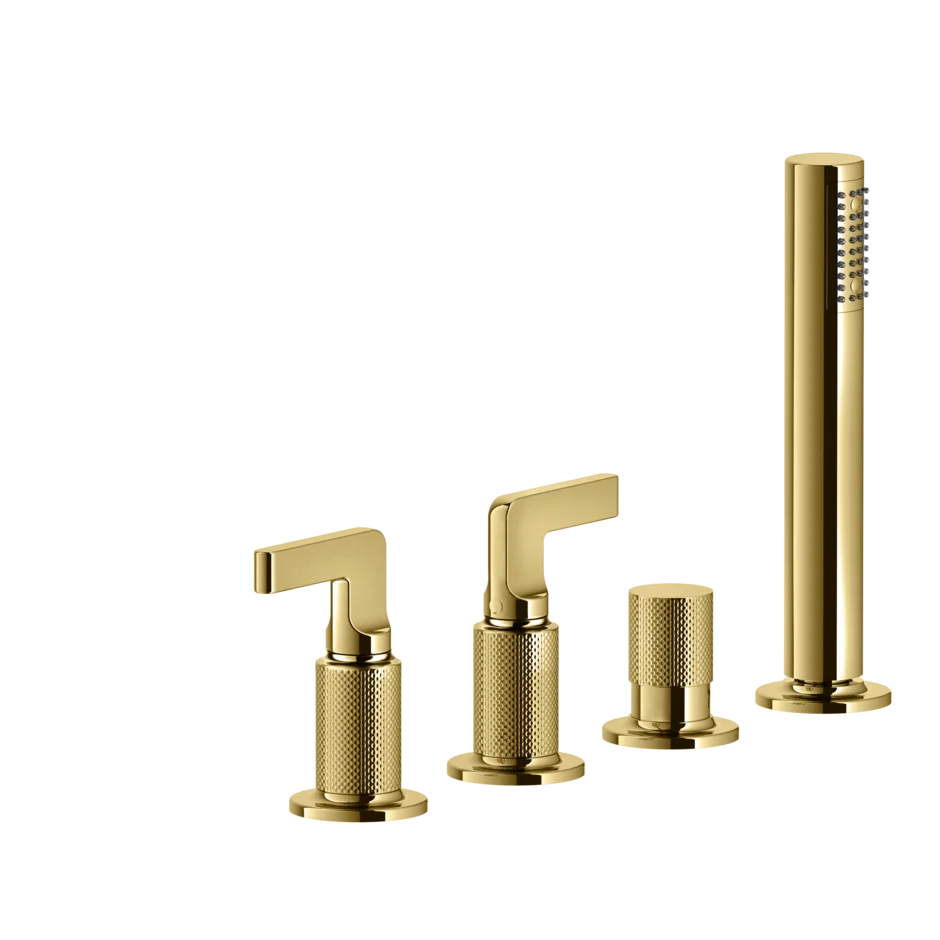 Смеситель для ванны 58043 246 Gessi Inciso ЗОЛОТОЙ PVD 58043246
