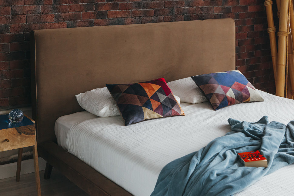 Кровать двуспальная 160х200 серая Chameleo Bare ICON DESIGNE CHAMELEO 177966 Серый  - Вид №3