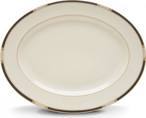 10591469 Lenox Блюдо овальное Lenox "Подлинные ценности" 41см Фарфор костяной