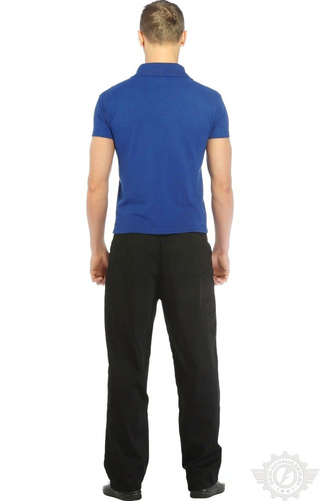 4958033 Тенниска-поло василек  Одежда для салонов красоты  размер 4XL (58) Спецодежда  - Вид №9