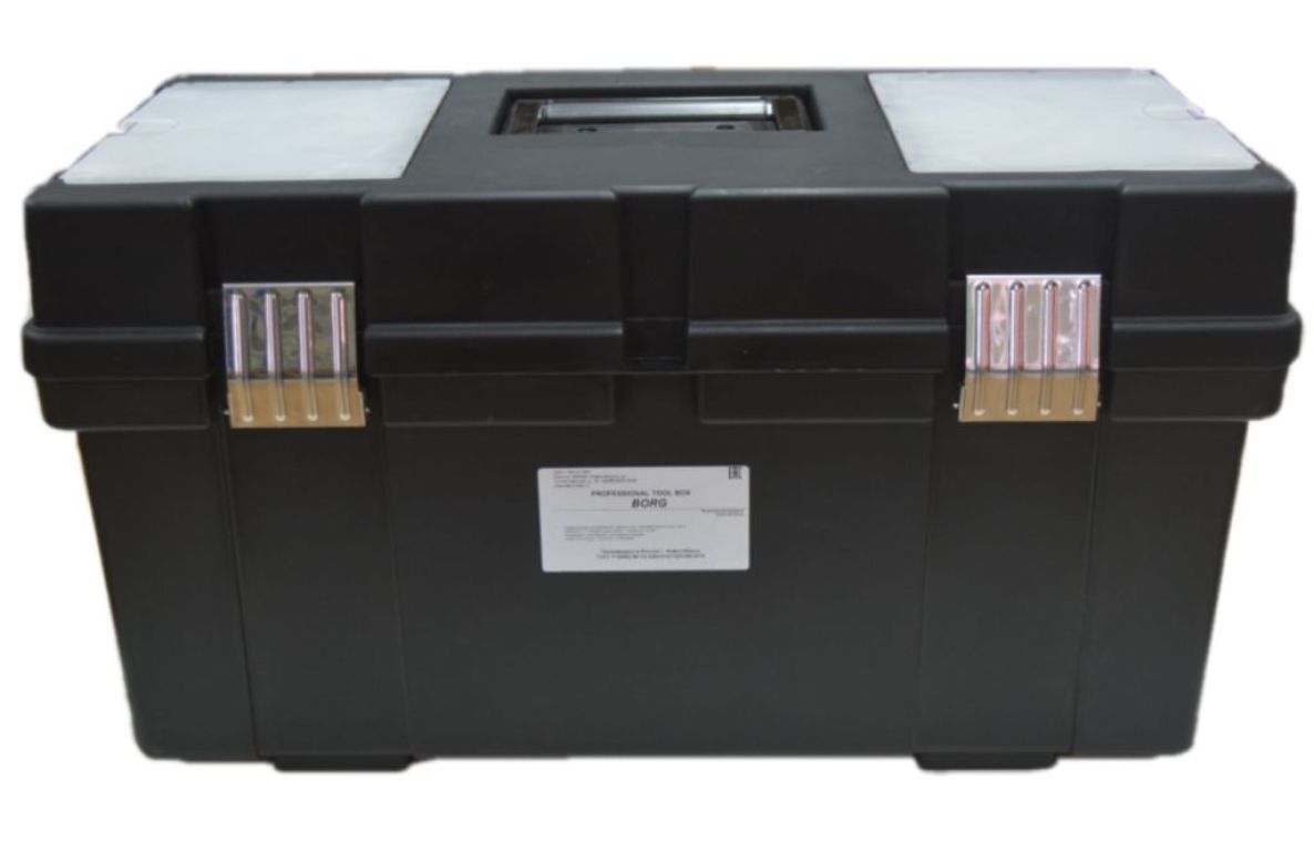 BORG24-4 Ящик для инструмента BORG 24-4 Черный Цветочная коллекция 