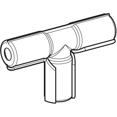 GEBERIT 601.837.00.1 Предохранительный колпак Geberit для тройника  - Вид №1