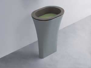 AMLA65-FN+AMPILO-AG+AMCOLO-BR Раковина Amedeo Ovale отдельностоящая cielo Enjoy + Amedeo