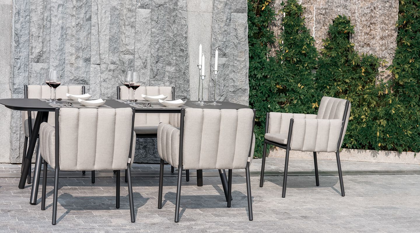 Тканевый мягкий садовый стул VINEKO Morris ARCH-00112710 - Вид №1