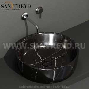 GE048PN Накладная раковина на столешницу  круглая Ceramica Globo GENESIS