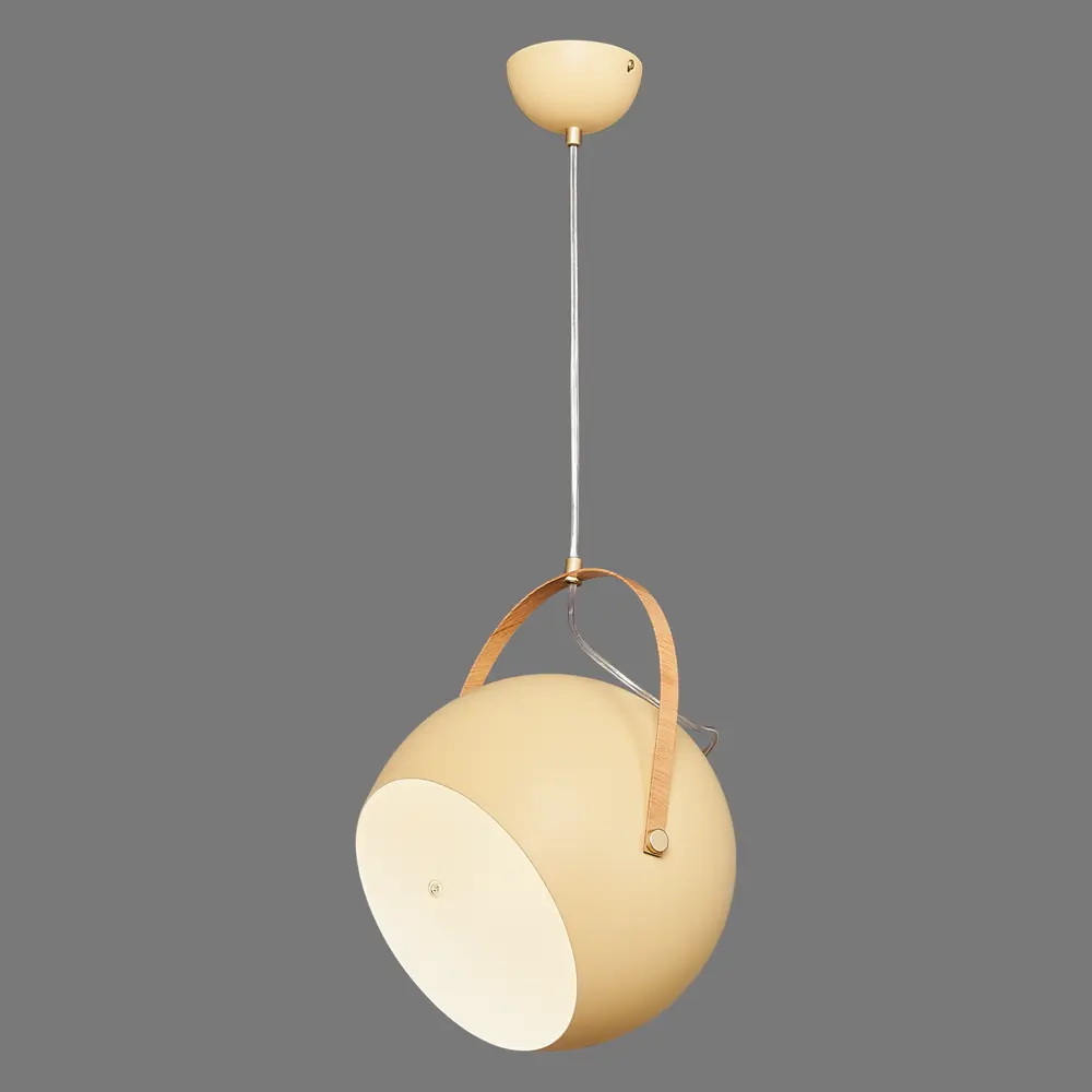 Светильник подвесной Morila, 1 лампа, цвет желтый LAMPLANDIA STLM-2094567 - Вид №3