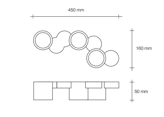 Гипсовый потолочный светильник Tecnico Chio ARCH-00007555 - Вид №11