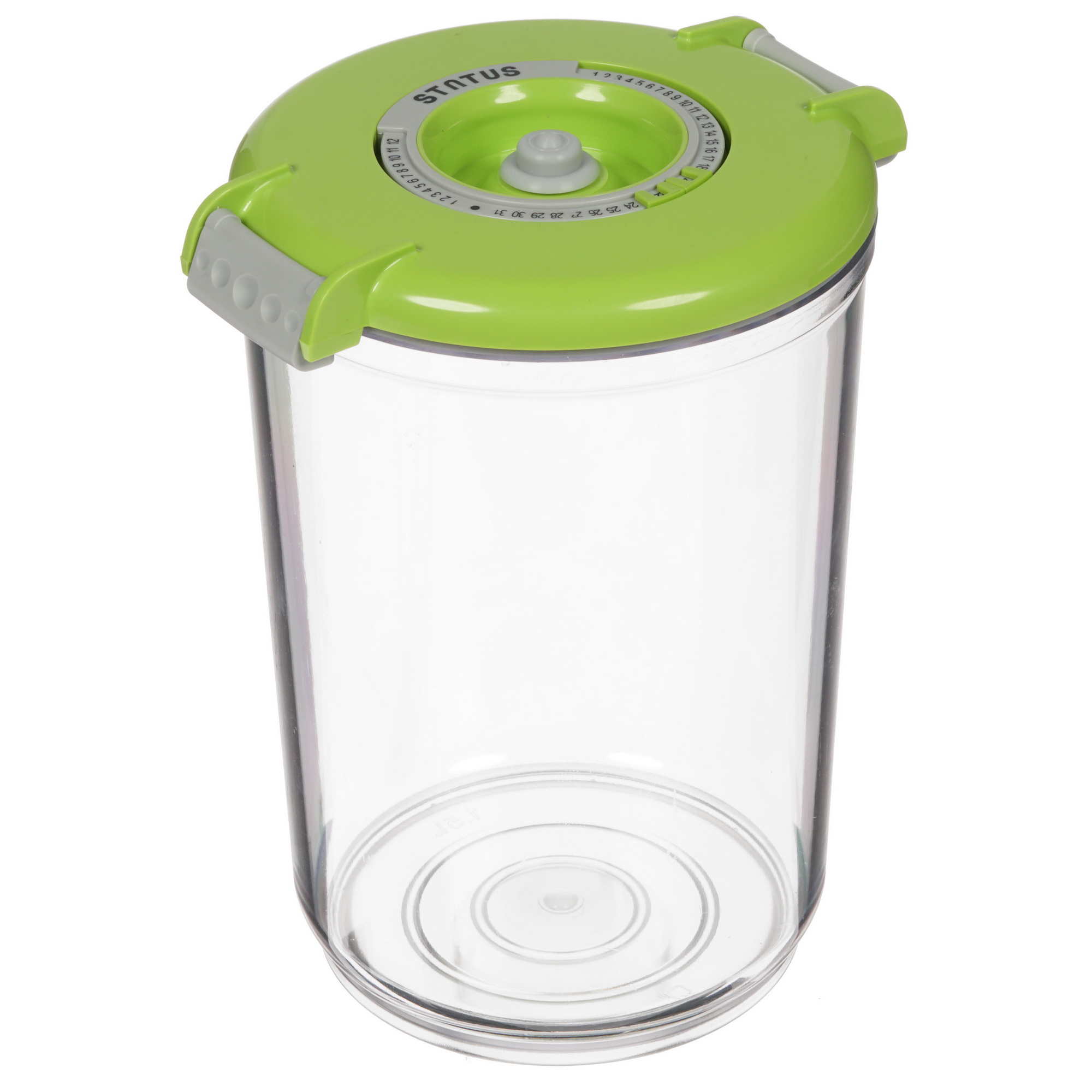 1625902 Набор вакуумных контейнеров STATUS VAC-RD-Round Green 0.75 л, 1.5 л STDN-0027916 - Вид №1