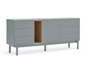 Шкаф из МДФ с распашными дверцами и ящиками