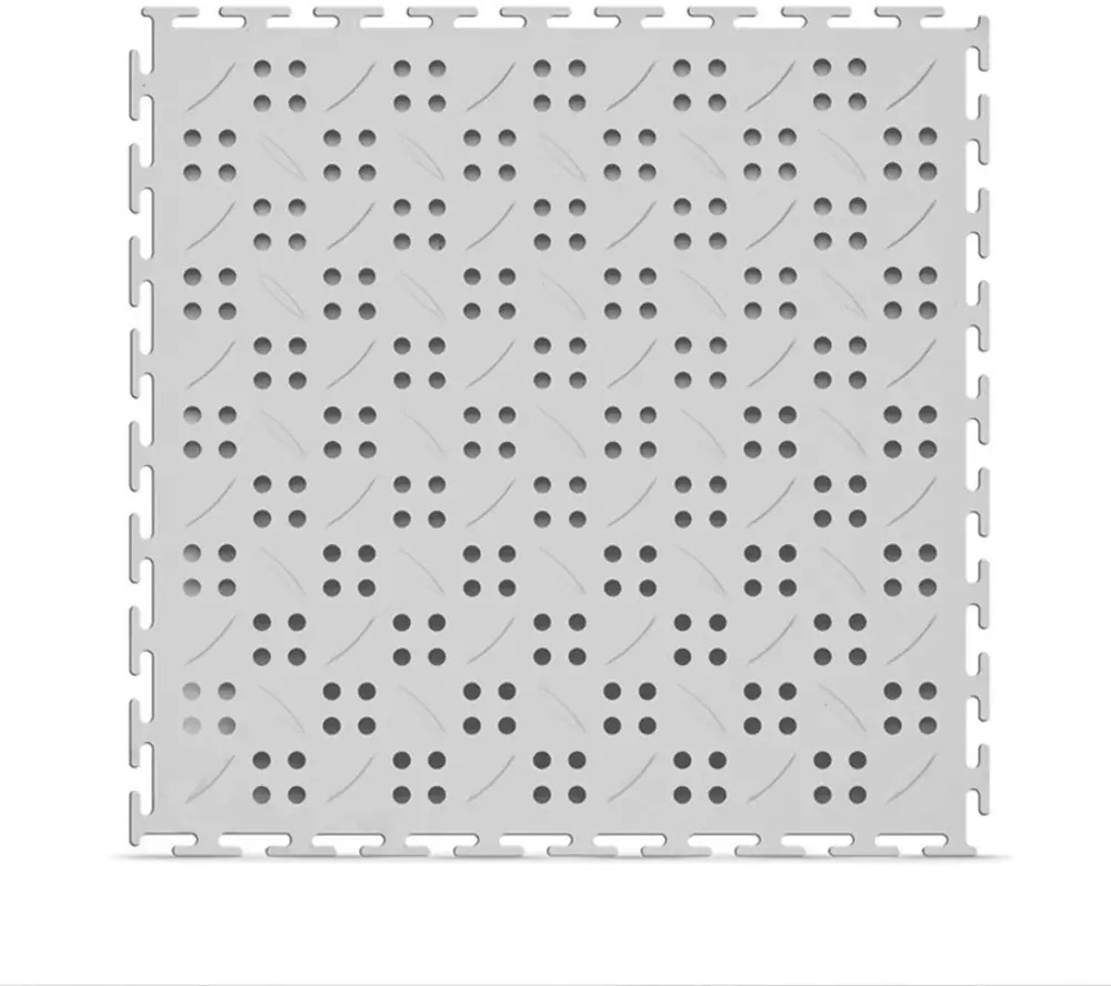 91027347 ПВХ плитка Пластфактор Sensor Canal Ral 7035 толщина 12 мм 1.40 м² STLM-0889908