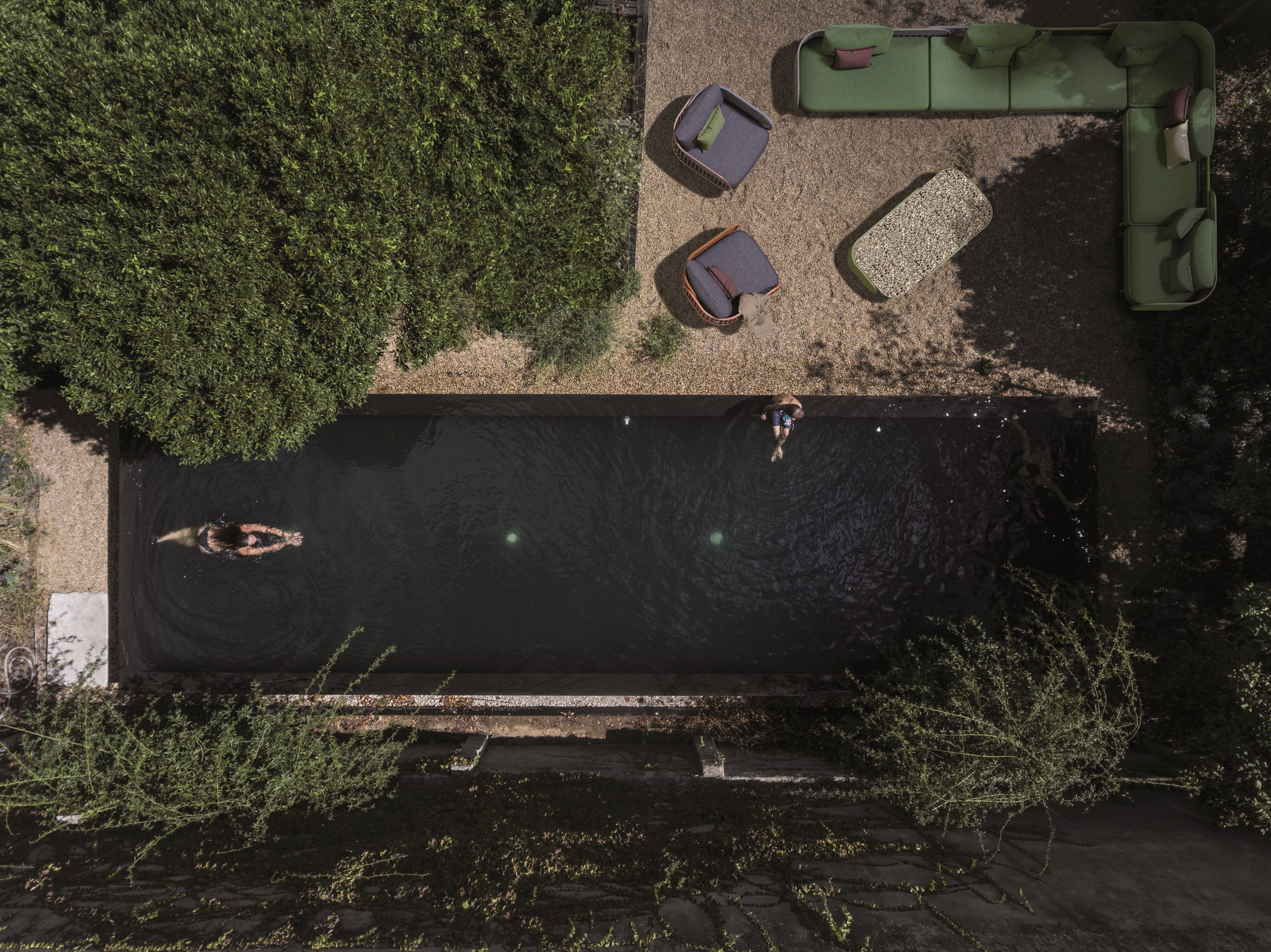 Алюминиевое и Угловое садовое кресло Sunbrella® YAAZ Ova ARCH-00037810 - Вид №6