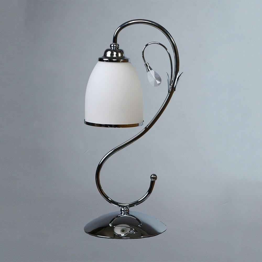 096435 Настольная лампа Brizzi MAT/001 хром Mantra 02640 