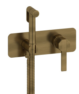 Внешние части гигенического душа со смесителем. WE ARE IB bl706mb Modern Bronze Belmondo