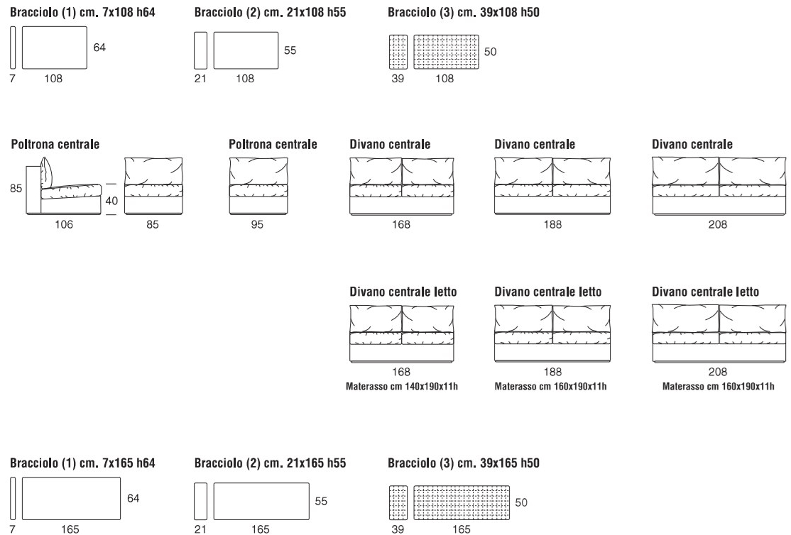 Former In Italia Модульный тканевый диван Morgan sun-id-1505443 - Вид №2