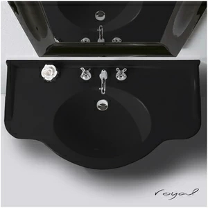 40774 Подвесная раковина настенная прямоугольная Althea Ceramica  черная