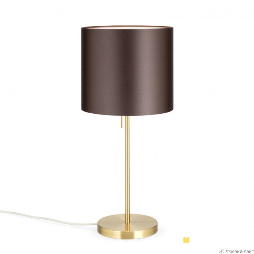 Orion LA 4-1198/1 MS-matt ореховый абажур лампа настольная Shade 117799