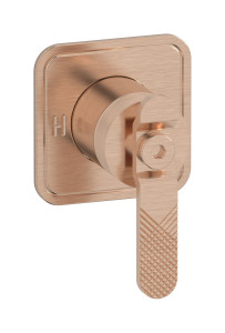 Внешние части встроенного смесителя на 1 потребителя WE ARE IB b2300sr Brushed Rose Gold Bold