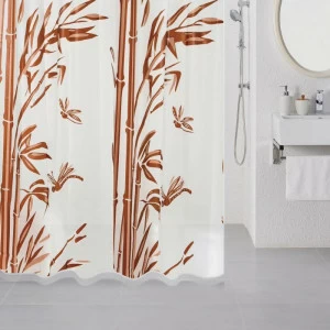 511V180M11 Milardo Bamboo (brown) Штора для ванной комнаты Bamboo (brown) Россия