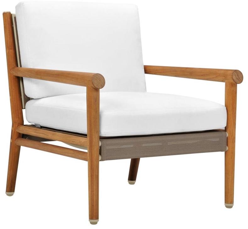 JANUS et Cie Садовое кресло из тика с подлокотниками Konos sun-id-1441973 - Вид №2