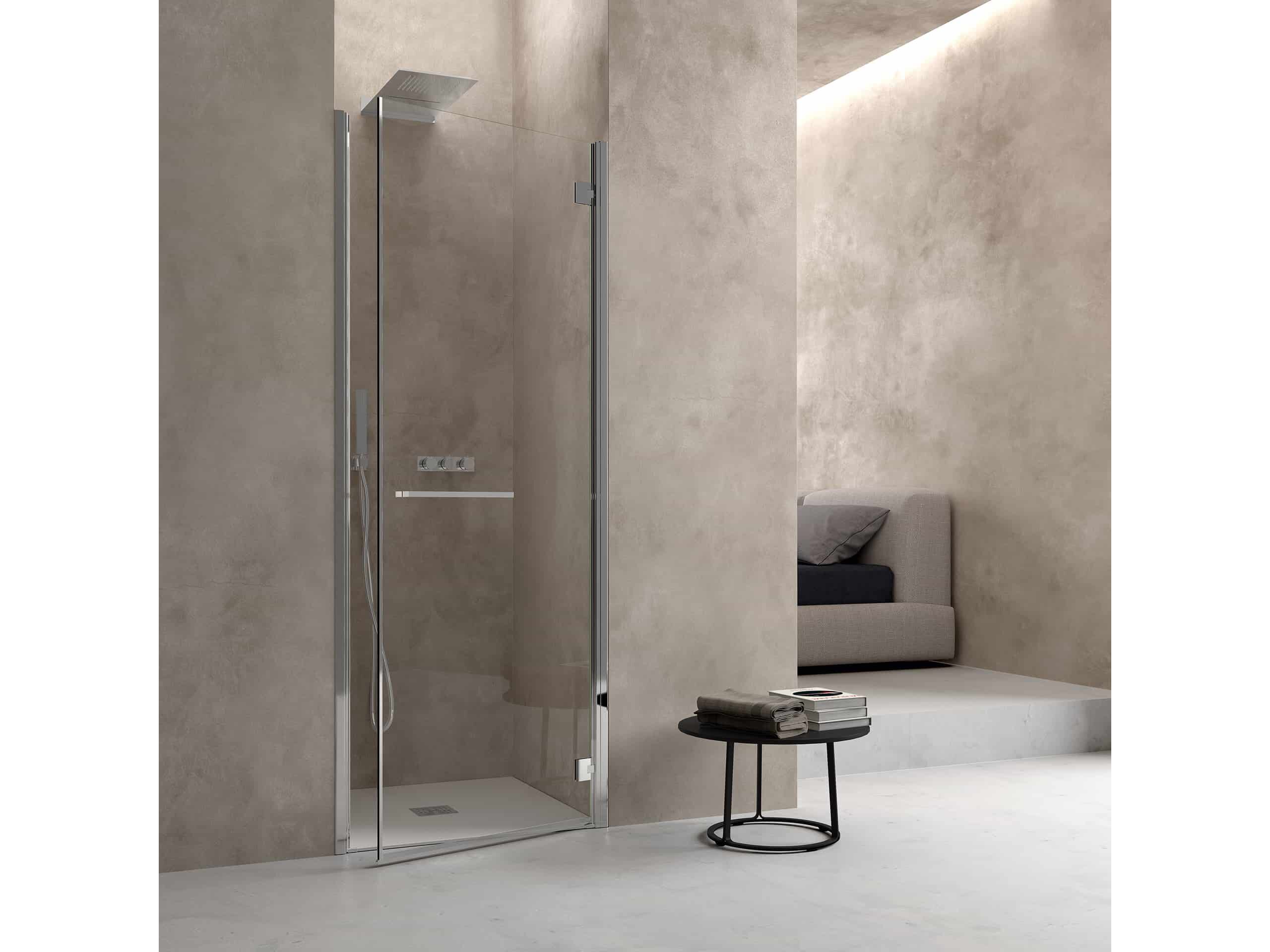 Алюминиевая и стеклянная нишевая душевая кабина с распашной дверью CSA Box Doccia София ARCH-00109039 - Вид №1
