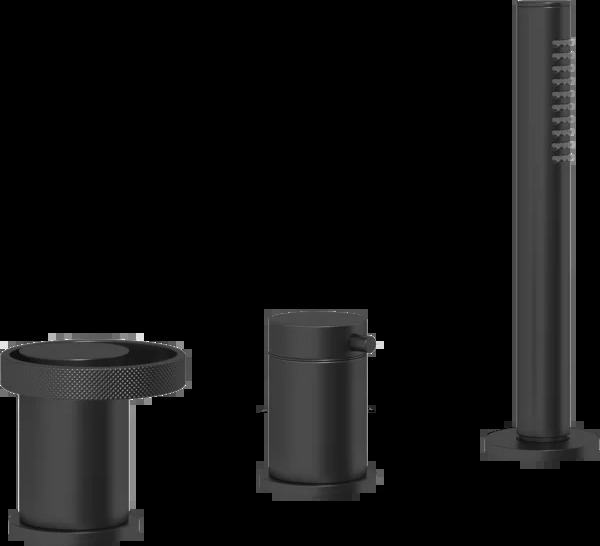 Смеситель для ванны 63347 299 Gessi Anello МАТОВО-ЧЕРНЫЙ