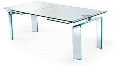 Reflex Раздвижной прямоугольный стеклянный стол Policleto sun-id-1498732 - Вид №1