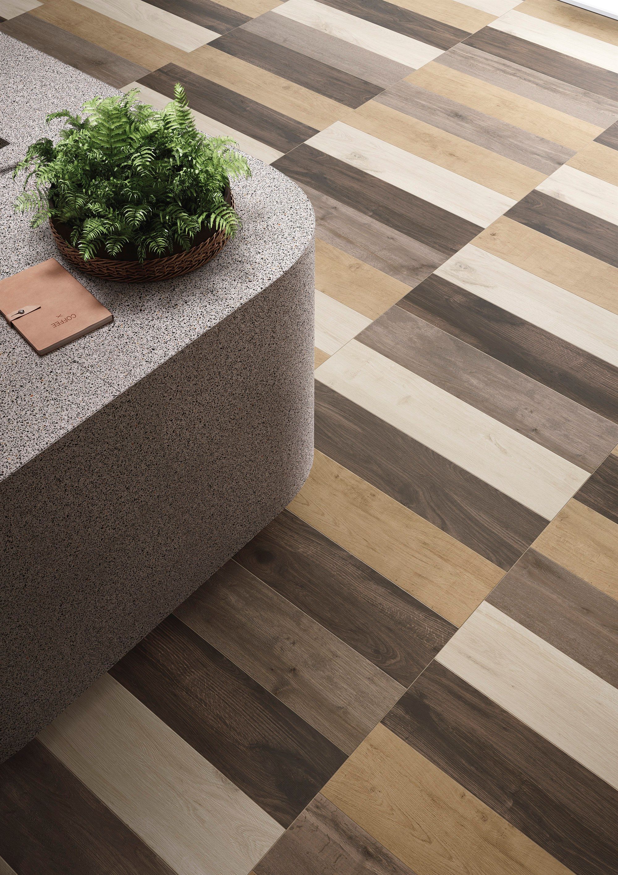 Пол / облицовка керамогранита под дерево Fiandre Bois urbain ARCH-00010535 - Вид №5