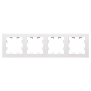 Рамка Systeme Electric AtlasDesign 4 поста цвет жемчужный