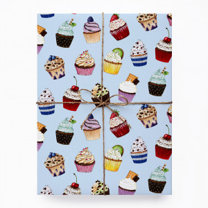 460350 Бумага «Капкейки», 70 х 100 см Cards for you and me