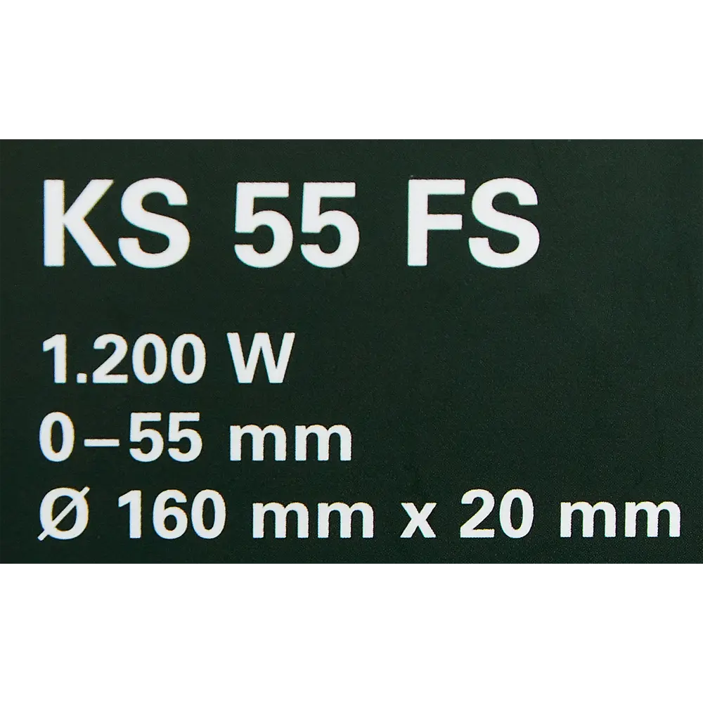 Пила циркулярная сетевая Metabo KS 55 FS, 1200 Вт, 160 мм STLM-2073512 - Вид №7