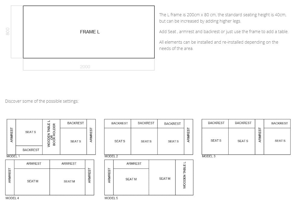 Модульный тканевый диван Quinze & Milan NORA ARCH-00039026 - Вид №28