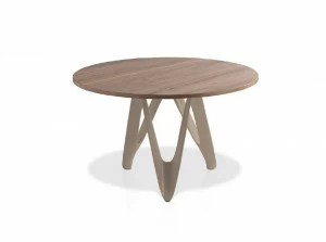 Обеденный стол круглый деревянный коричневый 140см B063 Nogal от Angel Cerda ANGEL CERDA  00-3865597 Орех;коричневый