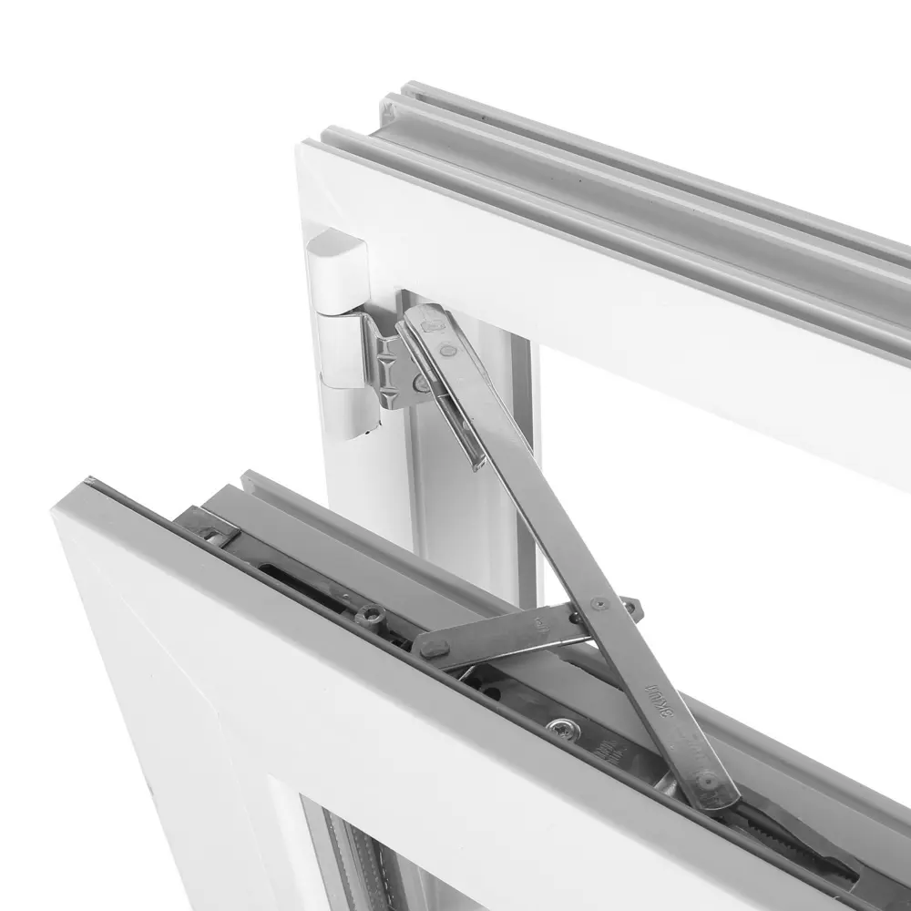 Окно ПВХ одностворчатое, 120x60 см, поворотно-откидное левое DECEUNINCK STLM-2103722 - Вид №6