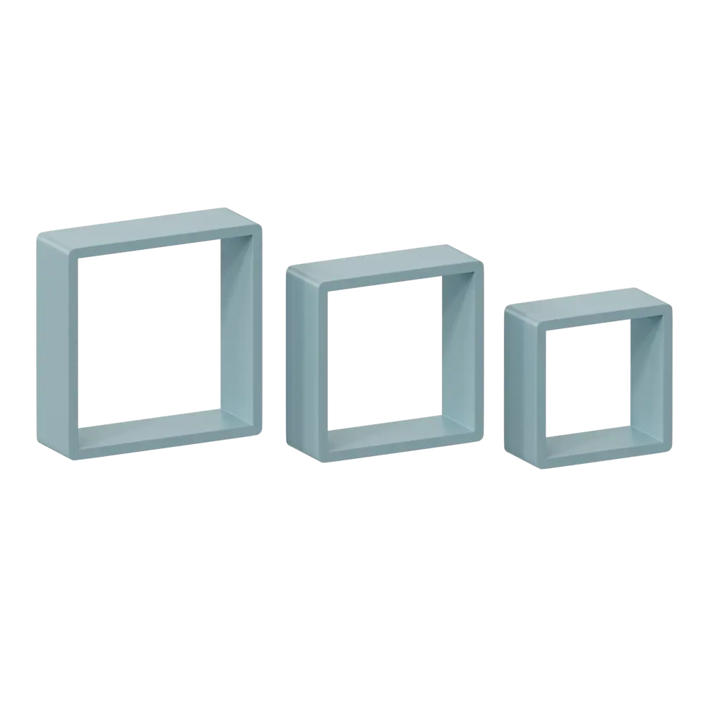 Spaceo: Набор из 3 полок эвкалиптовых для интерьера 82877488 STLM-1080956 - Вид №5