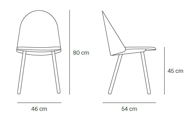 Деревянный стул с мягким сиденьем TEULAT Uma ARCH-00082316 - Вид №28
