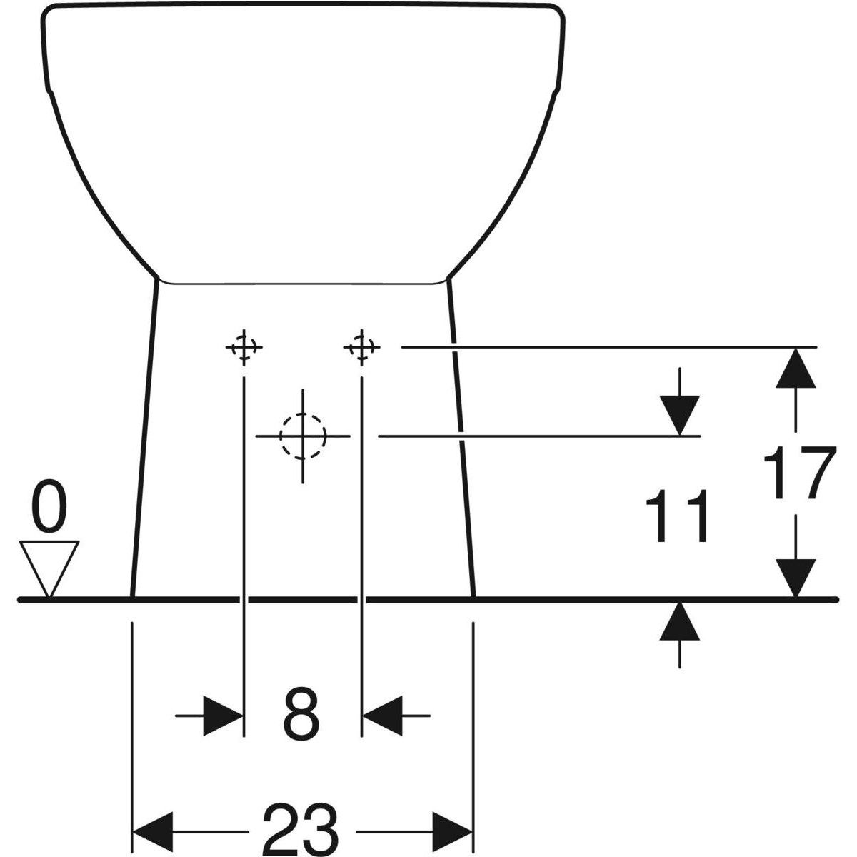 Биде провода стены до пола Geberit площадь Сельнова ARCH-00105104 - Вид №3