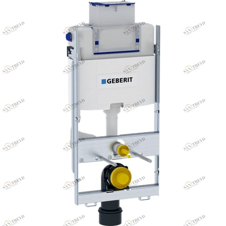 GEBERIT 461.151.00.1 Инсталляция Geberit GIS для подвесного унитаза, 100 см, со смывным бачком скрытого монтажа Omega 12 см 