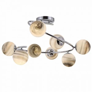 Люстра подвесная бежевая Galaxy 08CH FREYA ДИЗАЙНЕРСКИЕ, MODERN 00-3956387 Бежевый