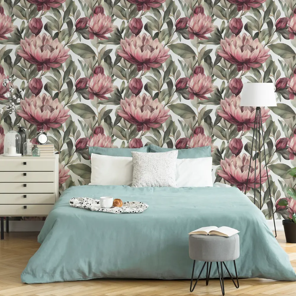 Обои флизелиновые Palitra Velvet 2 зеленые 1.06 м PR72663-71 89461092 STLM-2158361 - Вид №3