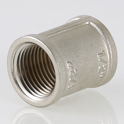 VTr.270.N.0004 Фитинг резьбовой – муфта соединительная Valtec 1/2"  - Вид №12