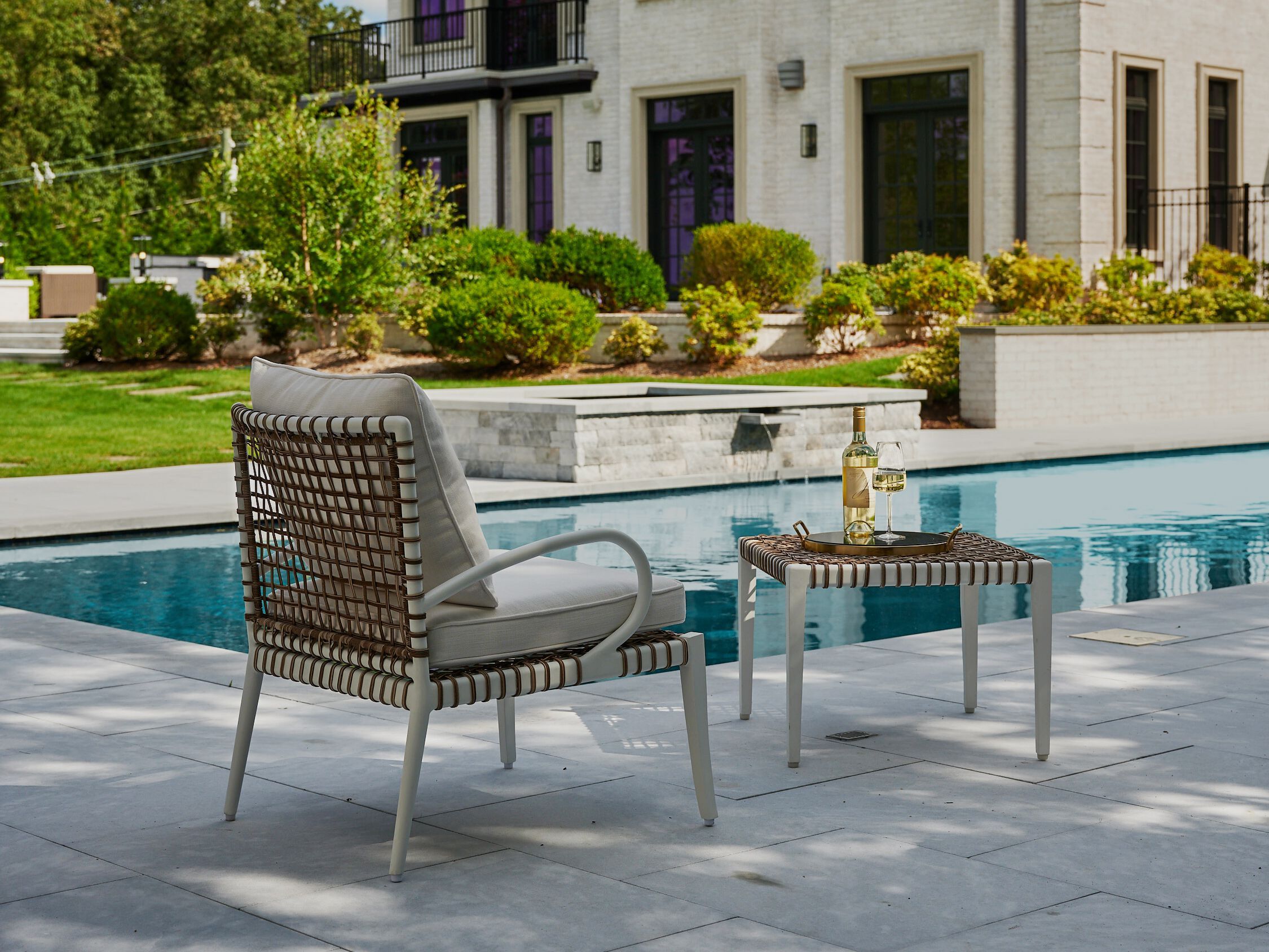 Алюминиевый садовый стул с подлокотниками Walters Delta ARCH-00113690 - Вид №3