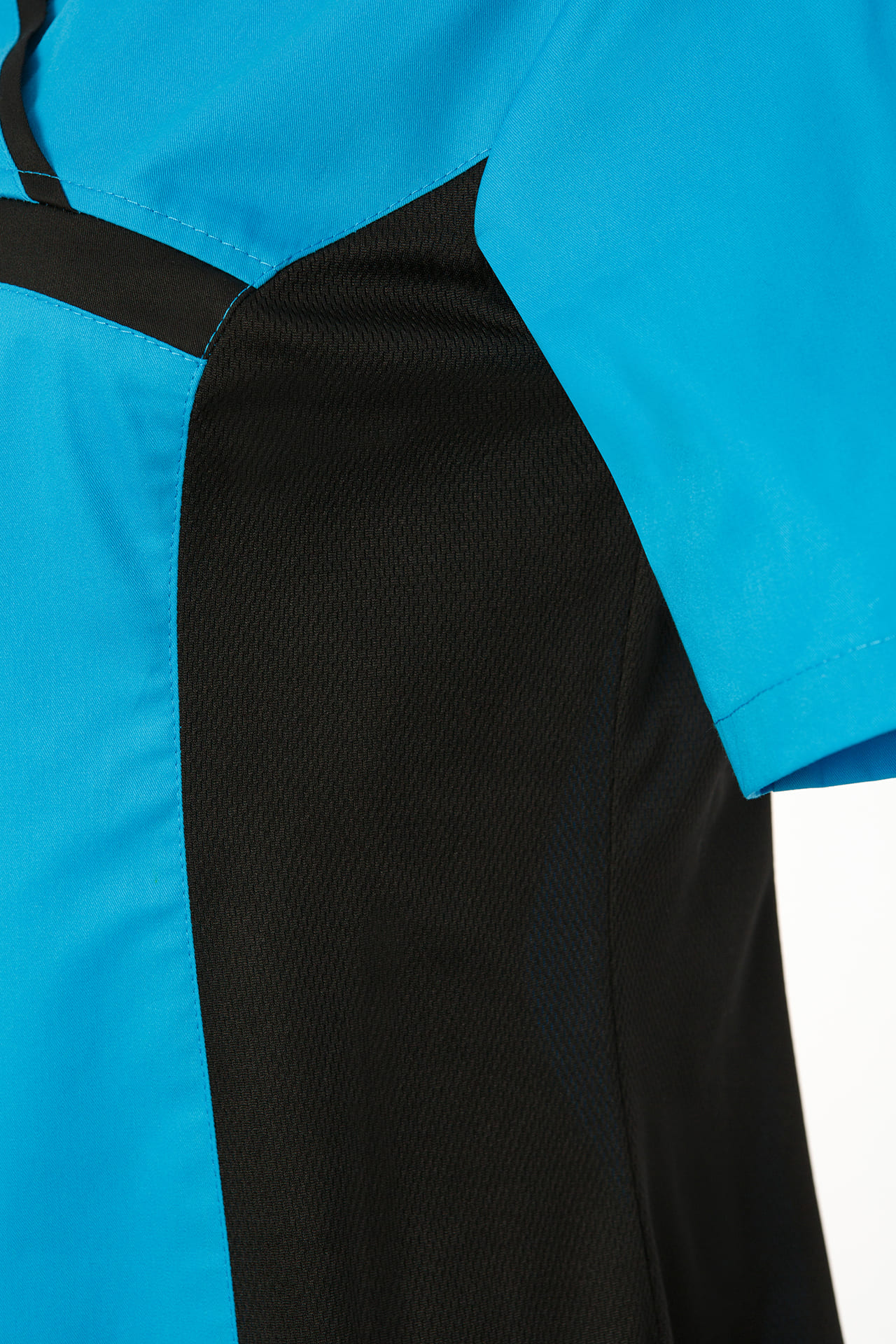 5048417 Блуза ОРИОН женская бирюза-черная  Медицинская одежда  размер 48-50/170-176 Спецодежда  - Вид №2